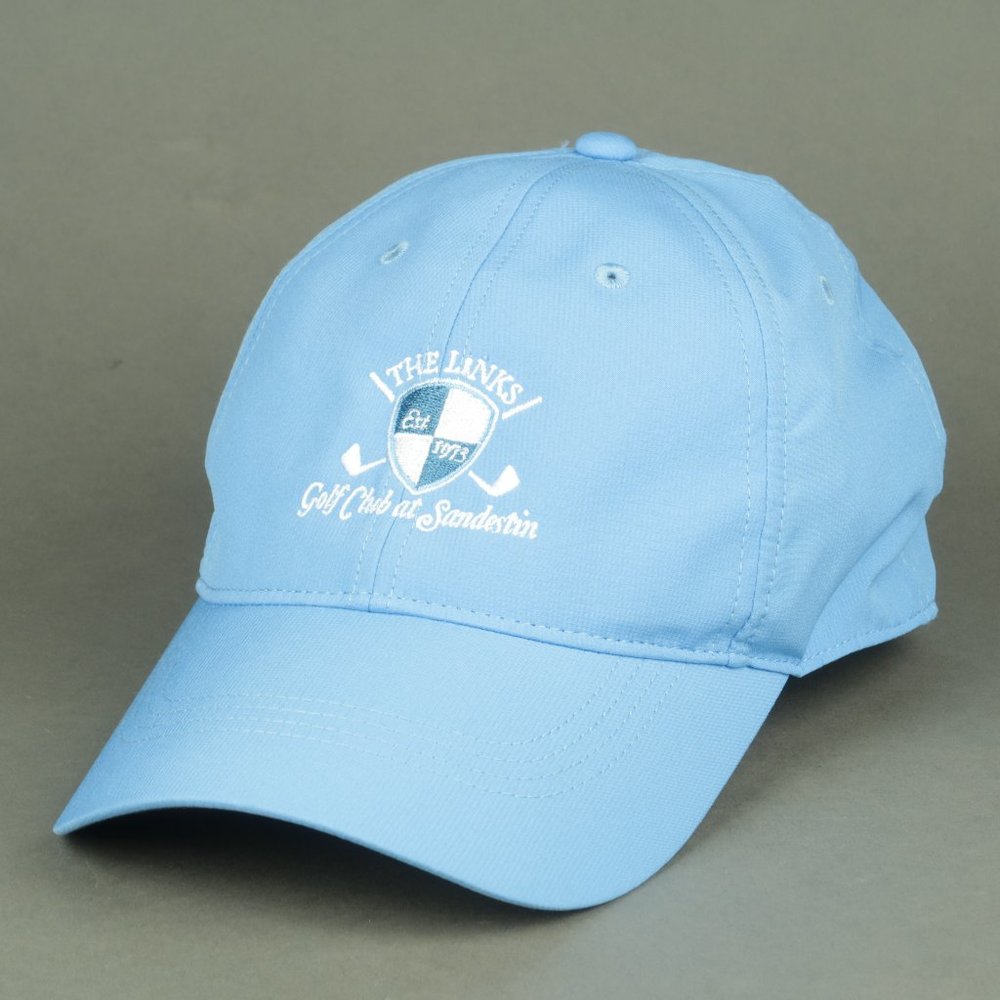 Nike Golf The Links GC At Sandestin Blue Curved Bill Adjustable Cap Hat OSFM - Picture 1 of 8